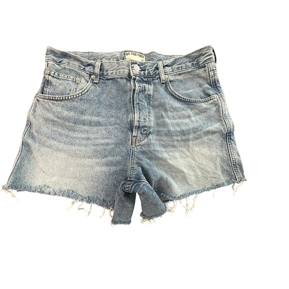 We The Free People Women's Size 30 High Rise Denim Shorts Button Fly #GG4-5 - Picture 1 of 12